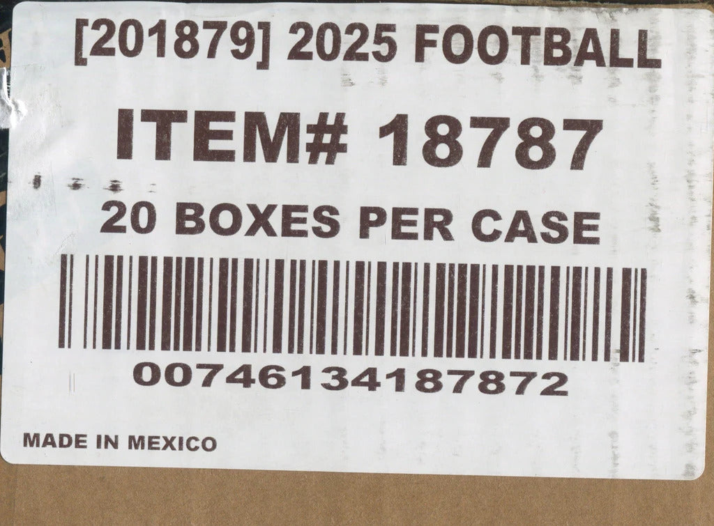 2025 Panini Rookies & Stars Football Hobby Blaster 20-Box Case
