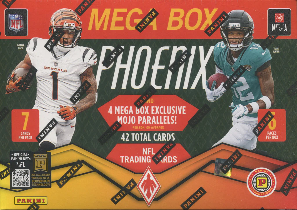 2025 Panini Phoenix Football Hobby International Mega Box