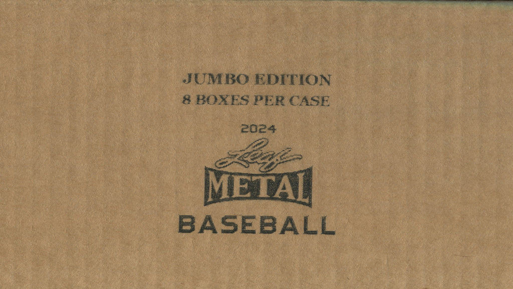 2024 Leaf Metal Baseball Jumbo 8-Box Case