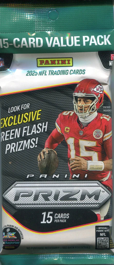 2025 Panini Prizm Football Fat Pack  (Green Flash)
