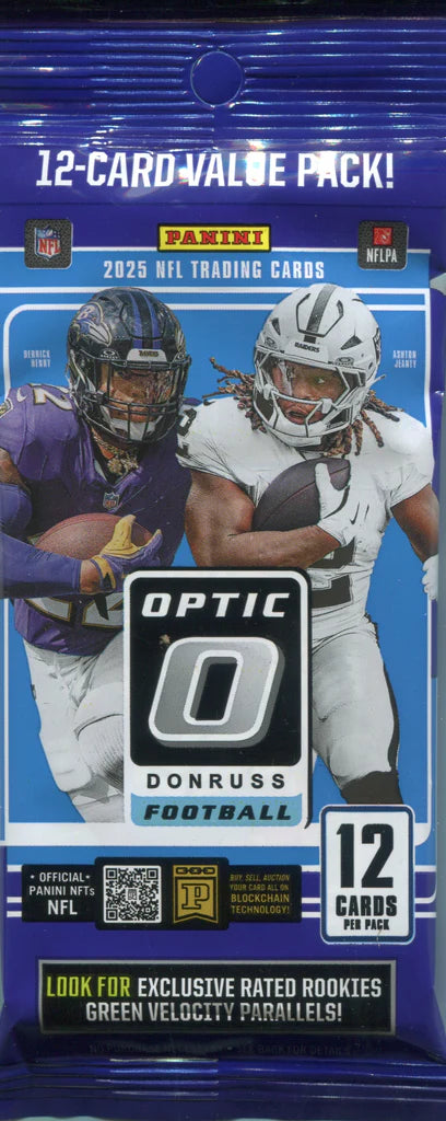 2025 Panini Donruss Optic Football Fat Pack (Green Velocity)