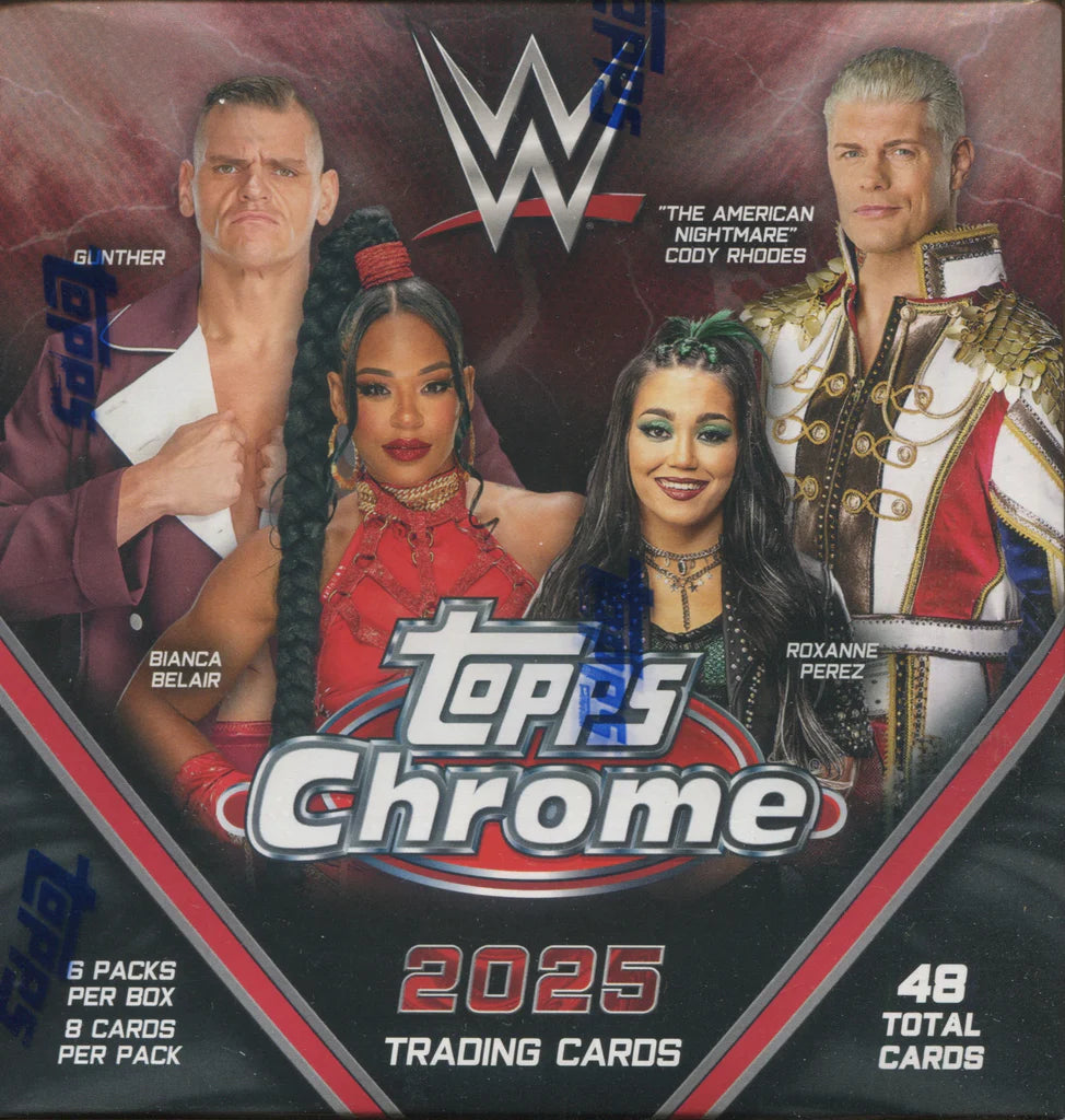 2025 Topps Chrome WWE Wrestling Mega Box