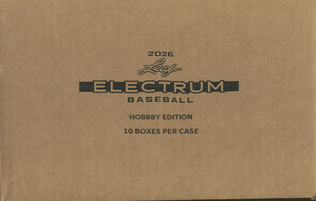 2026 Leaf Electrum Baseball Hobby Box 10-Box Case