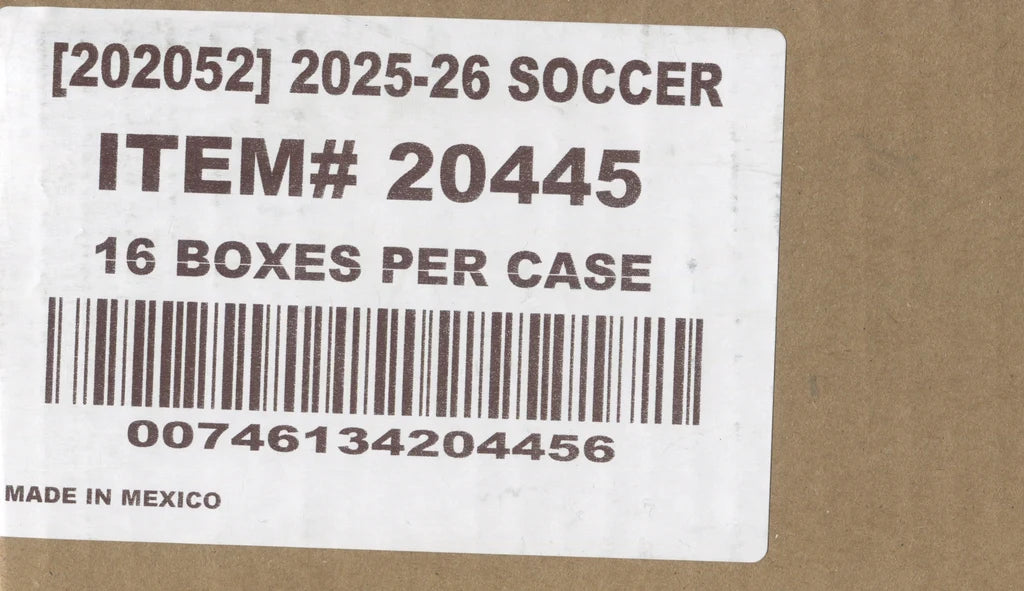 2025-26 Panini Pitch Kings Soccer Hobby International Box 16-Box Case