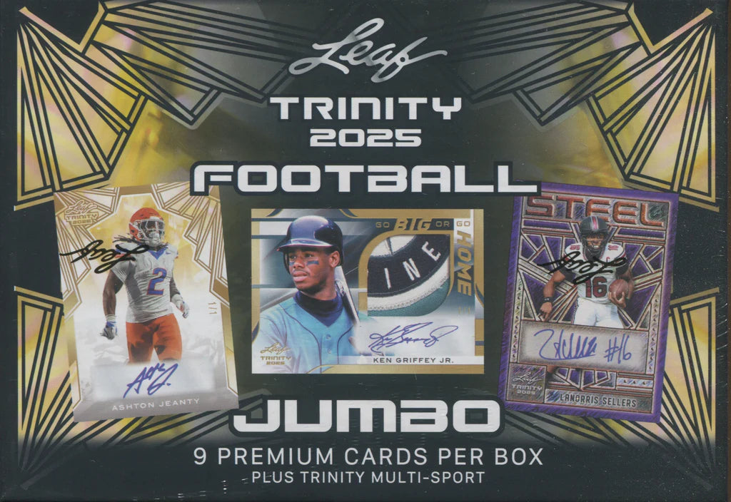 2025 Leaf Trinity Football Jumbo Box
