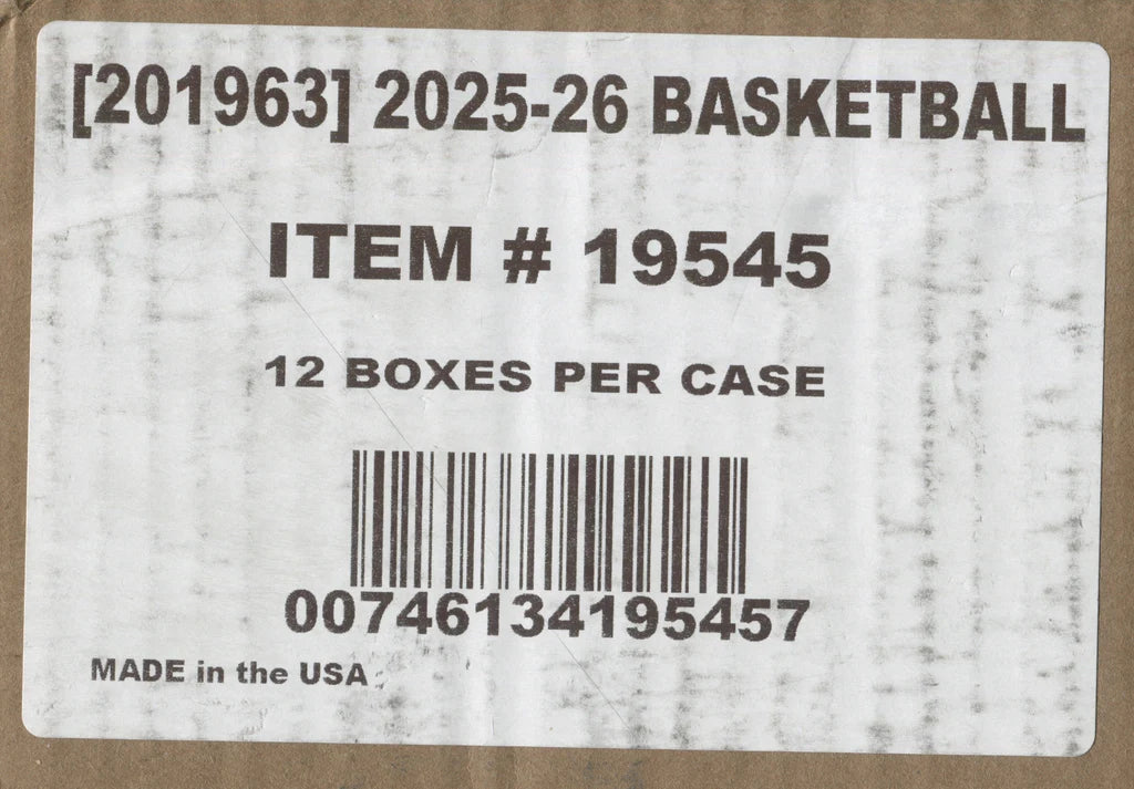 2025-26 Panini Select EuroLeague Basketball Hobby Box 12-Box Case
