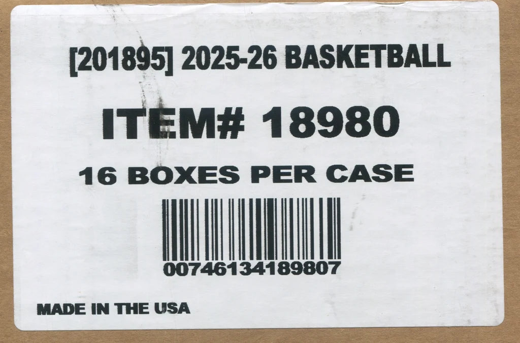 2025-26 Panini Court Kings Basketball Hobby Box 16-Box Case