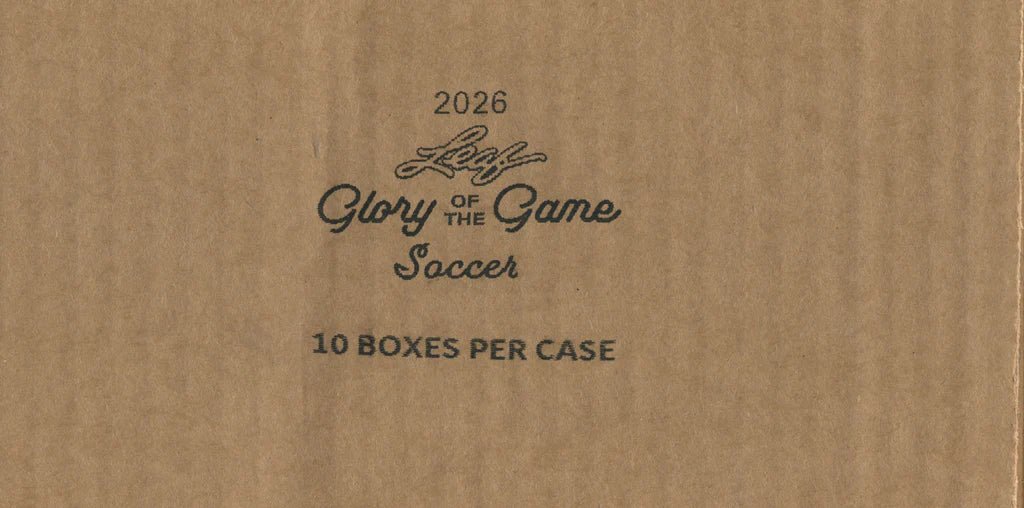 2026 Leaf Glory of the Game Soccer Hobby Box 10-Box Case