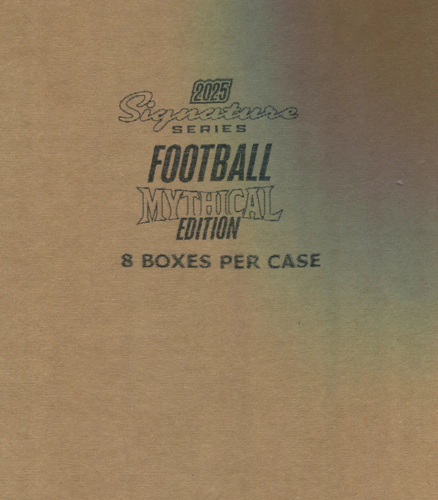 2025 Leaf Eclectic Signature Series Football Mythical 8 Box Case