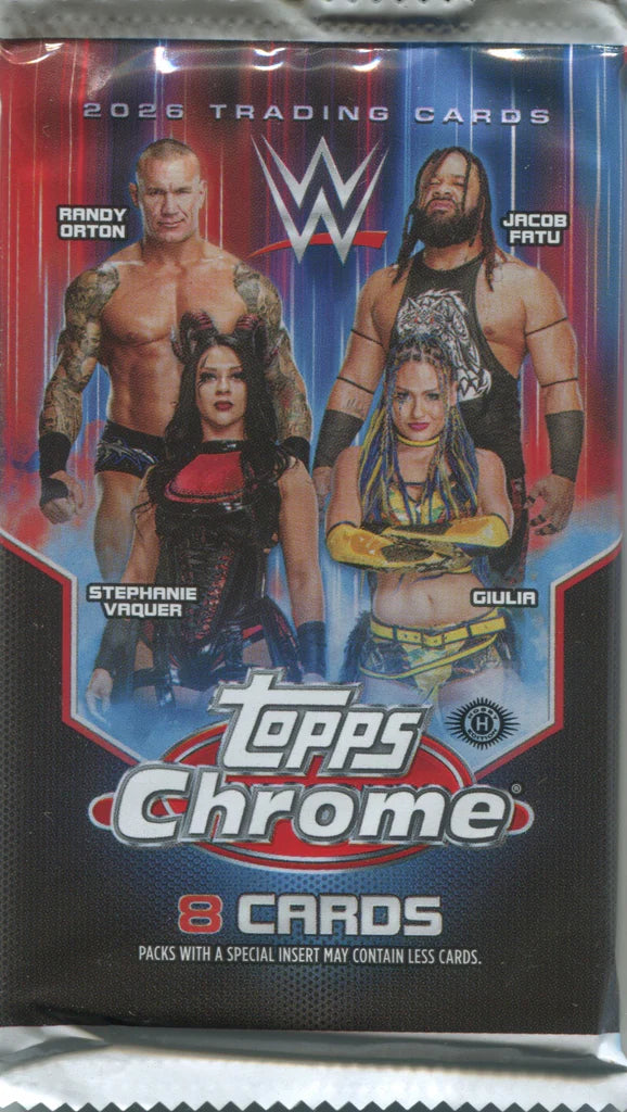 2026 Topps Chrome WWE Wrestling Hobby Box Pick Your Pack