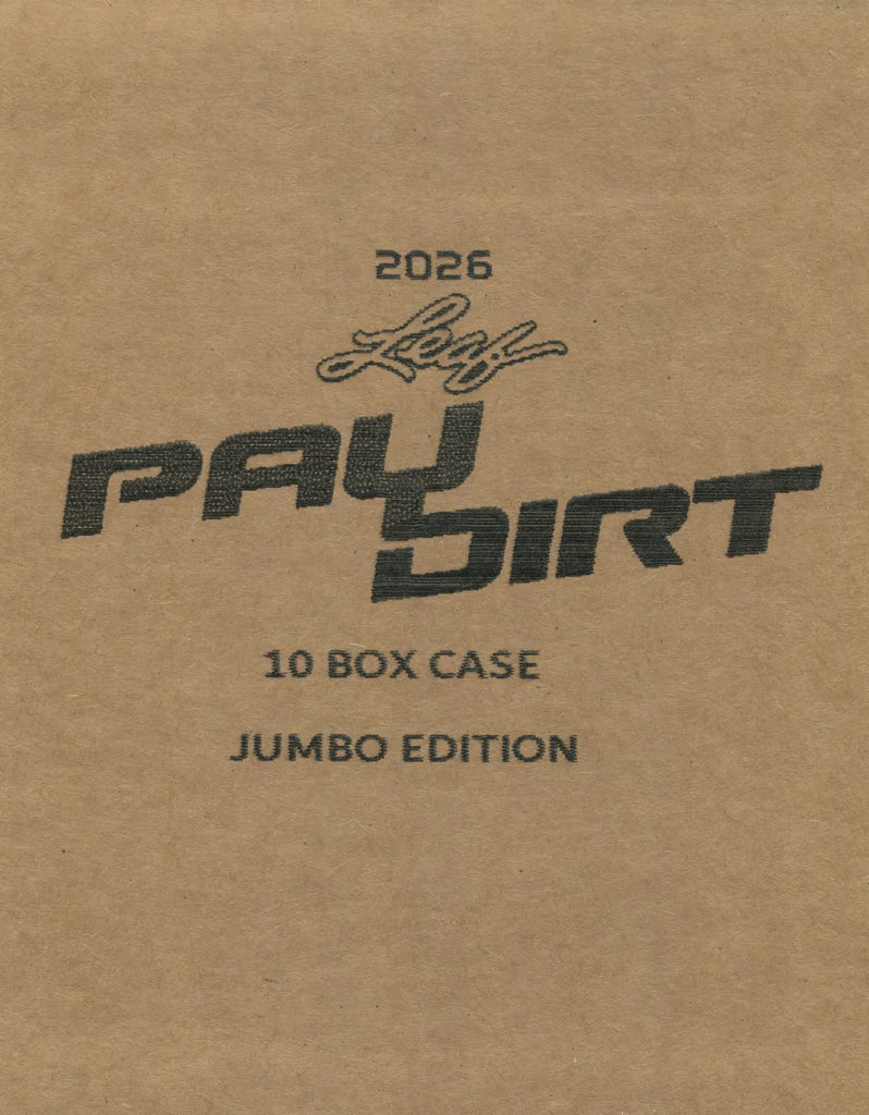 2026 Leaf Paydirt Football Jumbo Hobby 10-Box Case