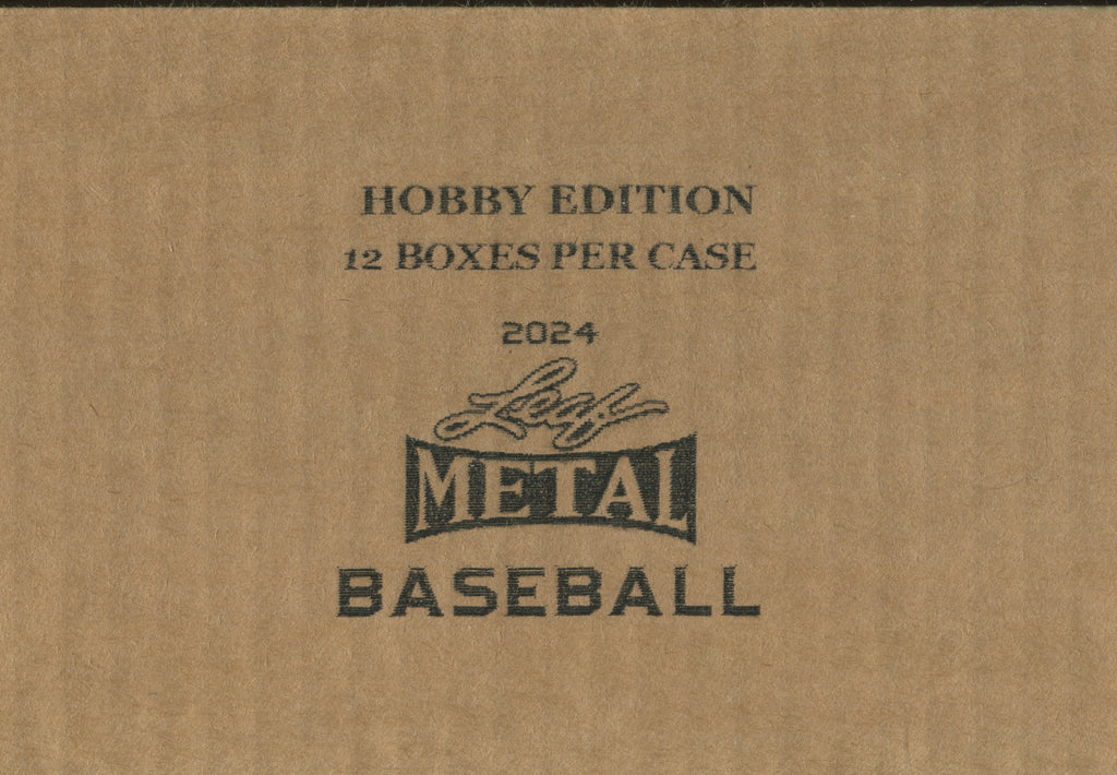 2024 Leaf Metal Baseball Hobby 12-Box Case