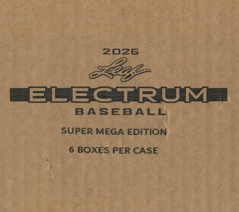2026 Leaf Electrum Baseball Super Mega 6-Box Case