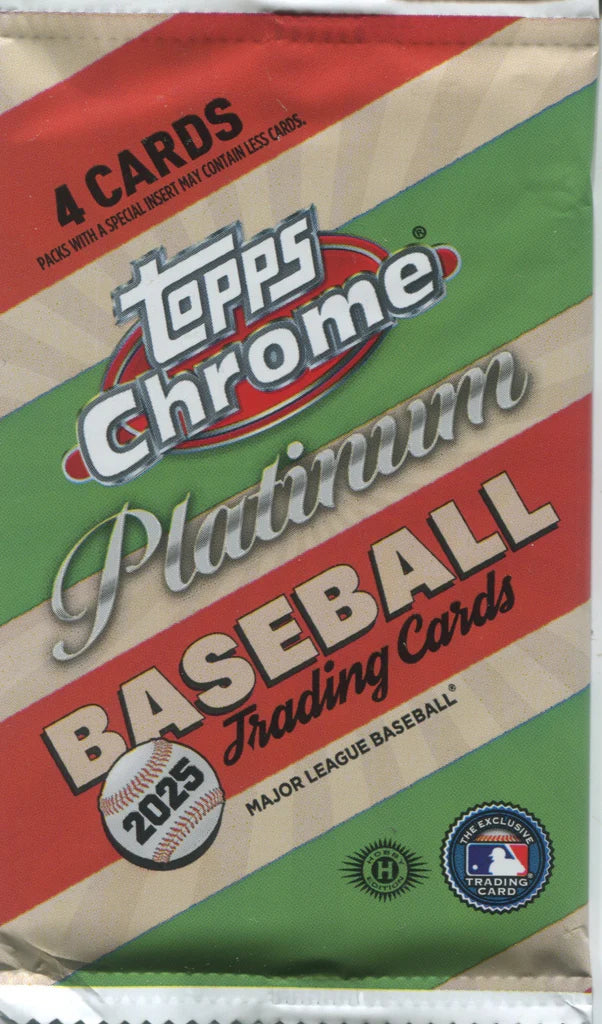 2025 Topps Chrome Platinum Baseball Hobby Box Pick Your Pack