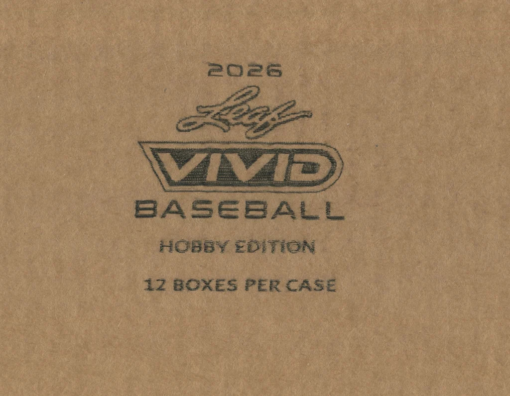 2026 Leaf Vivid Baseball Hobby 12-Box Case
