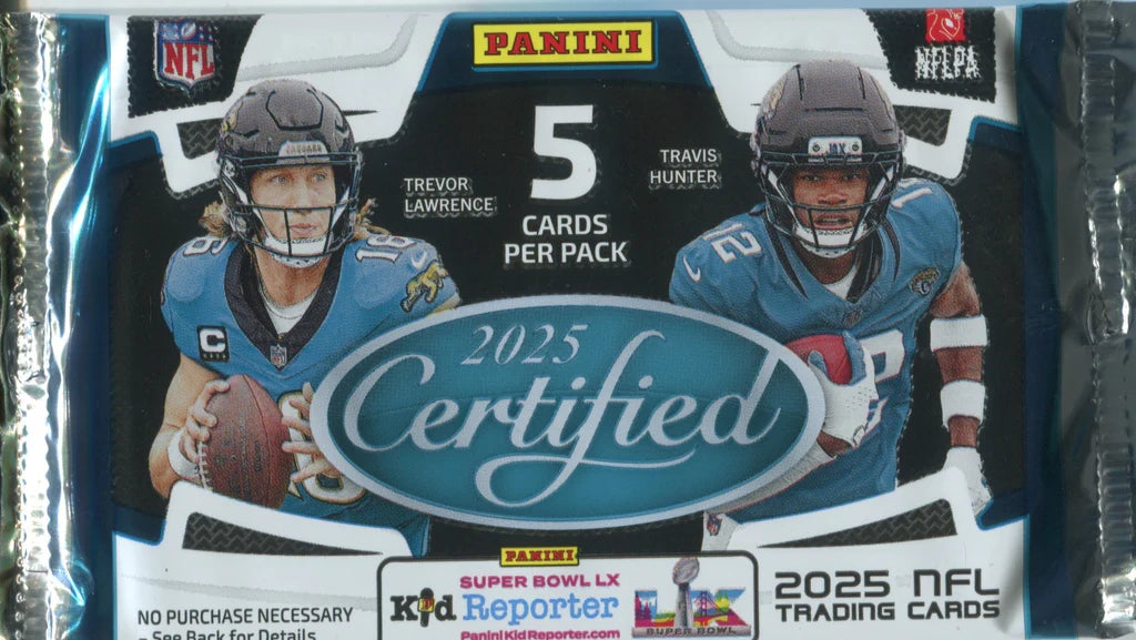 2025 Panini Certified Football Hobby Pick Your Pack