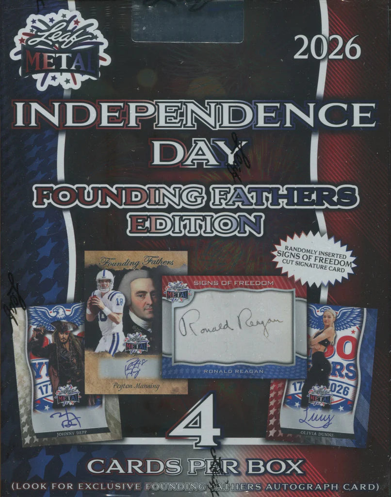 2026 Leaf Metal Independence Day Founding Fathers Box