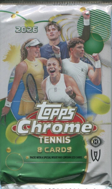2026 Topps Chrome Tennis Hobby Pick Your Pack