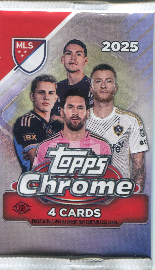 2025 Topps Chrome MLS Soccer Hobby Box Pick Your Pack
