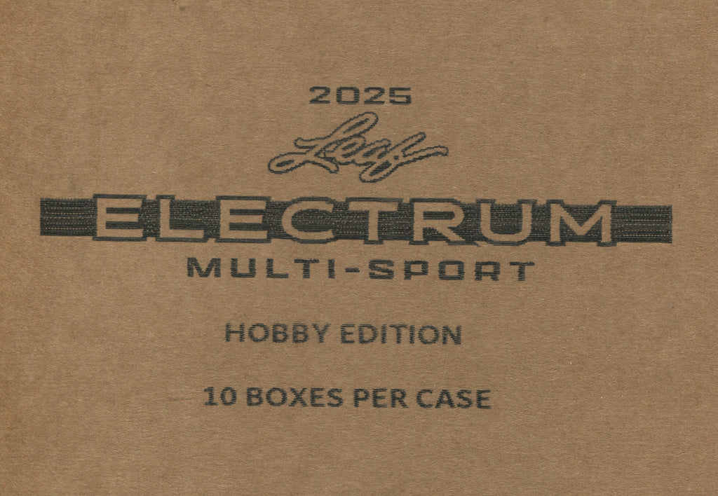 2025 Leaf Electrum Multi-Sport Hobby 10-Box Case