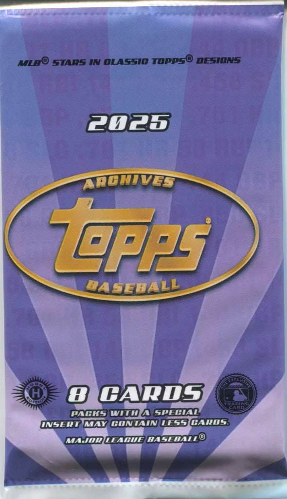 2025 Topps Archives Baseball Hobby Pick Your Pack