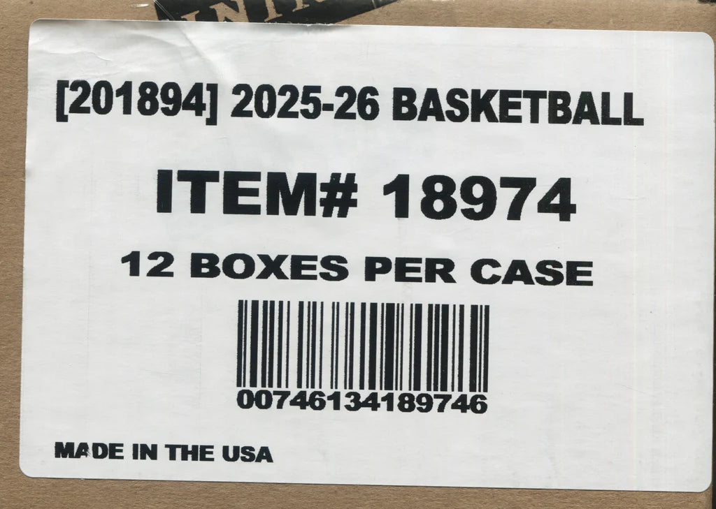2025-26 Panini Signature Series Basketball Hobby 12-Box Case