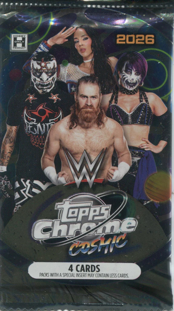 2026 Topps Cosmic Chrome WWE Hobby Box Pick Your Pack