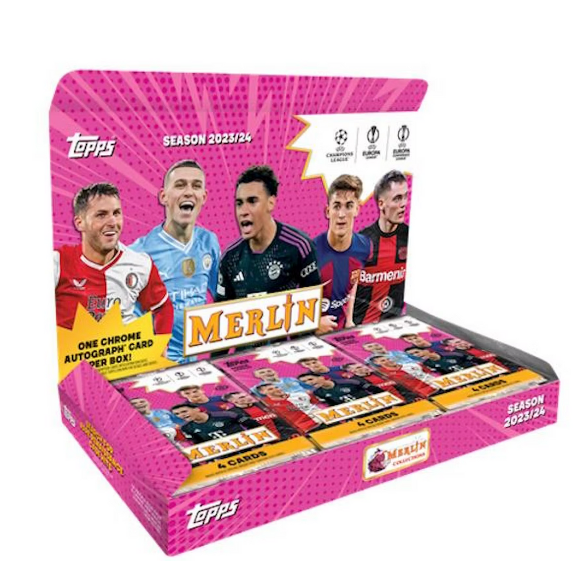 2023/24 Topps Club Competitions Merlin Soccer Hobby Box