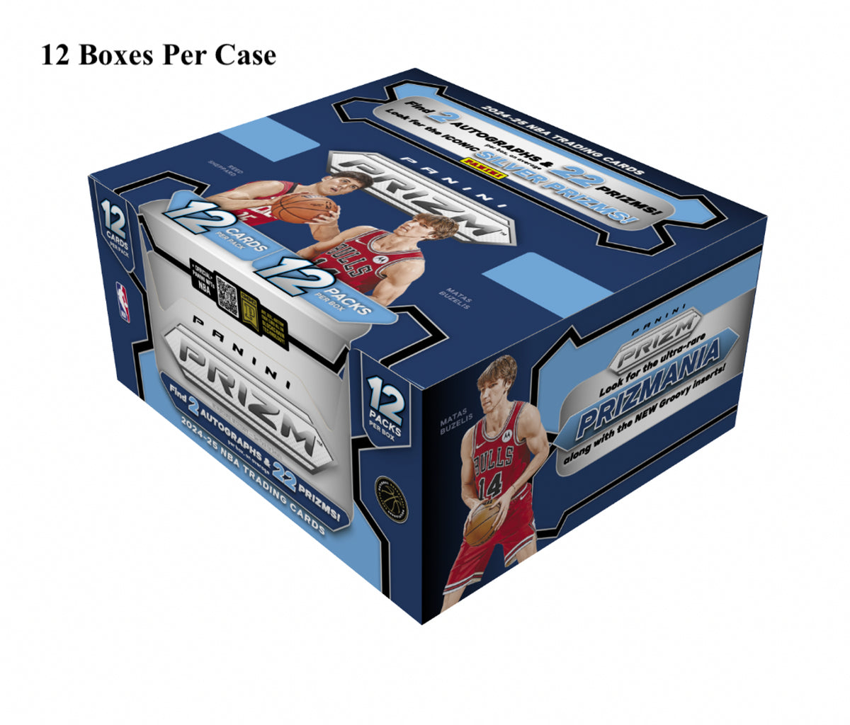 2024-25 Panini Prizm Basketball Hobby 12 Box Case