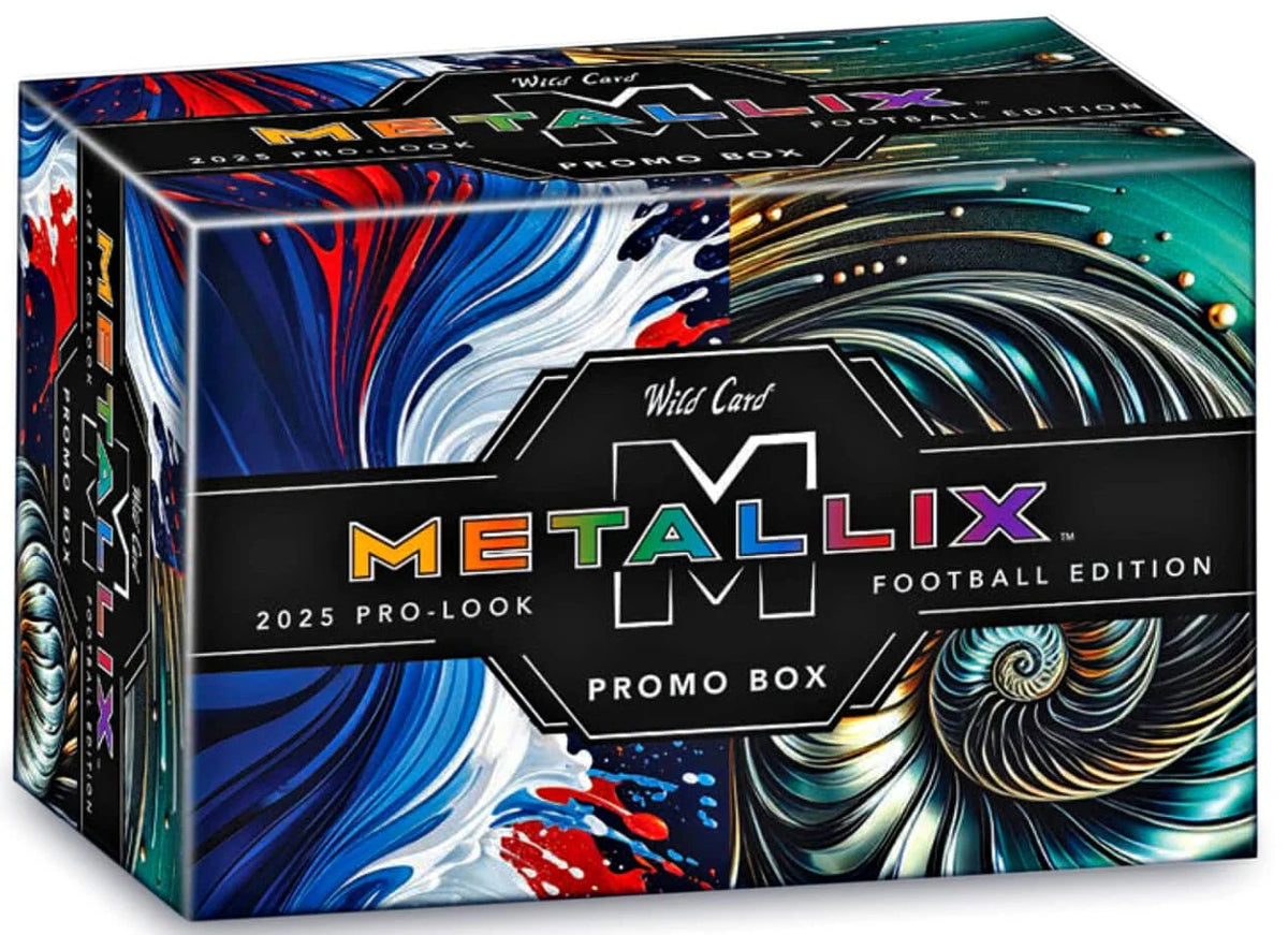 2025 Wild Card Metallix Football Promo Deck Box