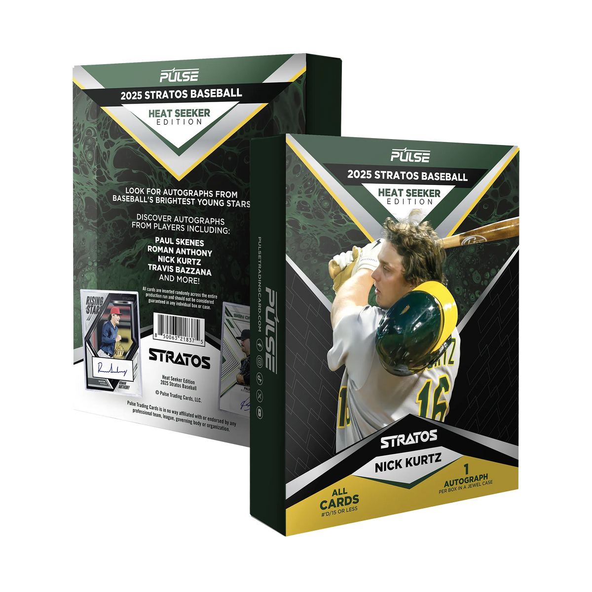 2025 Pulse Stratos Baseball Hobby Heat Seekers Box