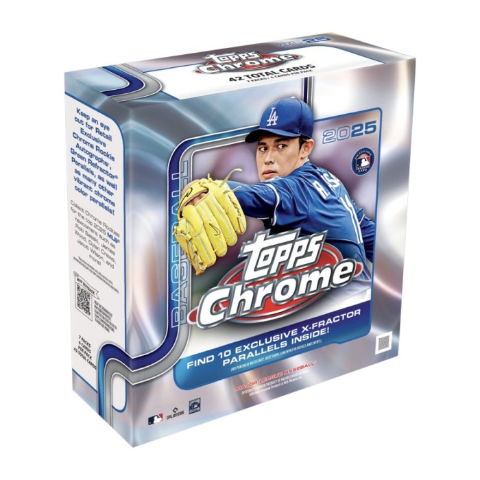 2025 Topps Chrome Baseball Mega Box