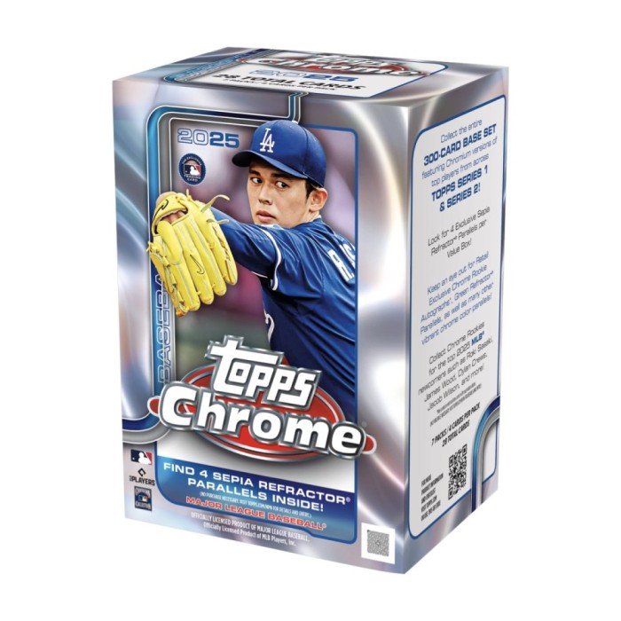 2025 Topps Chrome Baseball Blaster Box