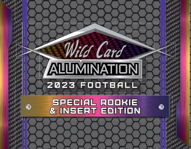 2023 Wild Card Alumination Rookie Insert Edition Football 12 Hobby Box Case
