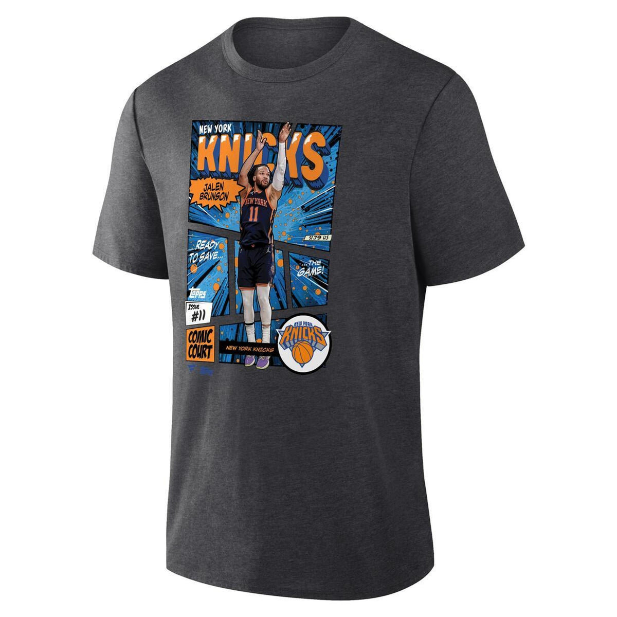 Topps Jalen Brunson Comic Court Shirt