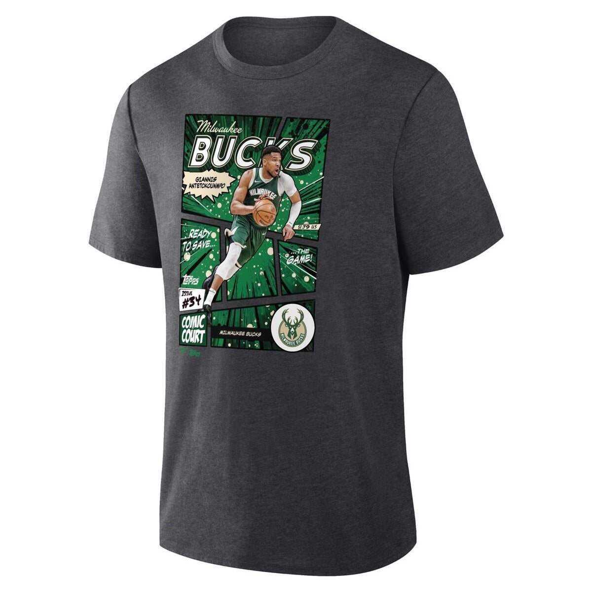 Topps Giannis Antetokounmpo Comic Court Shirt