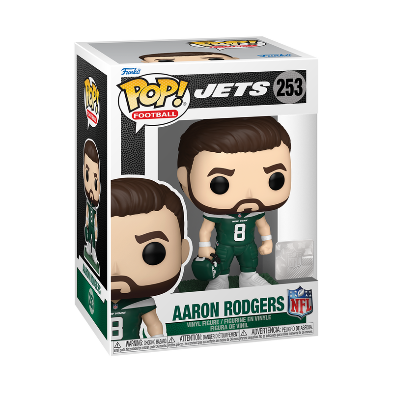 Aaron Rodgers Funko Pop NFL 253 w/ Protector