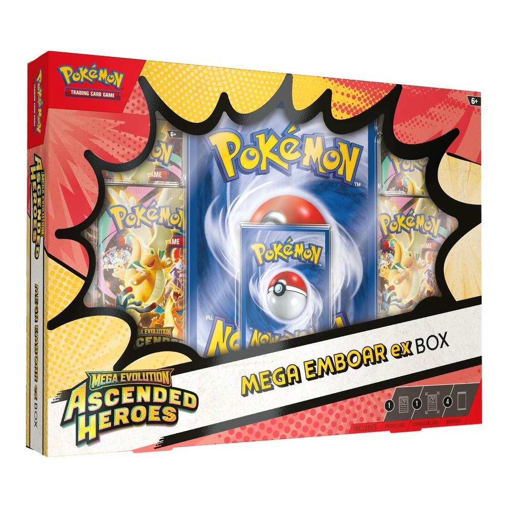 Pokemon Ascended Heroes Mega ex Box (Meganium/Emboar/Feraligatr)