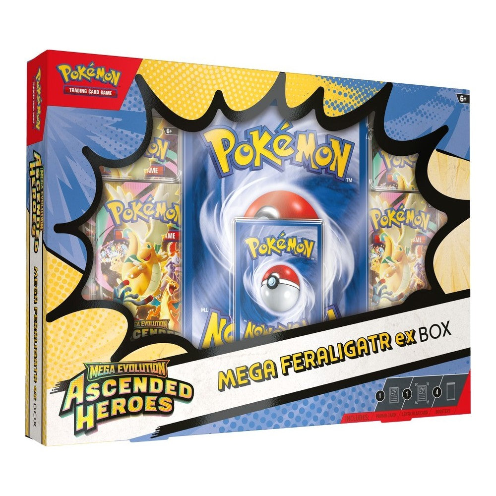 Pokemon Ascended Heroes Mega ex Box (Meganium/Emboar/Feraligatr)