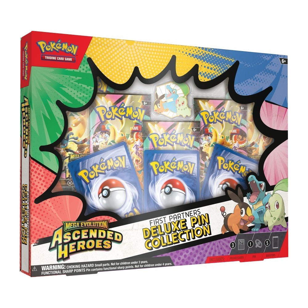 Pokemon Ascended Heroes First Partners Deluxe Pin Collection Box *Presale*