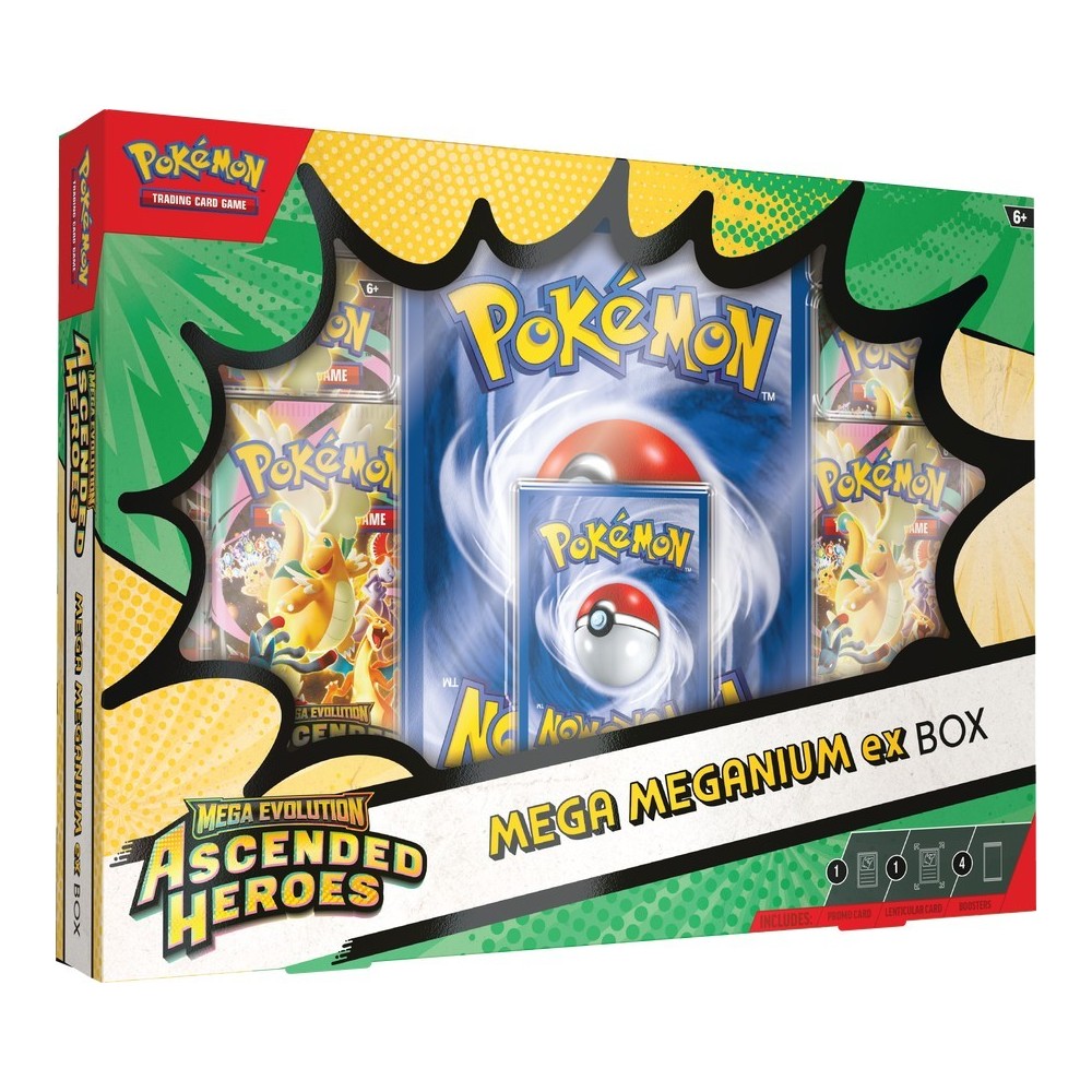Pokemon Ascended Heroes Mega ex Box (Meganium/Emboar/Feraligatr)
