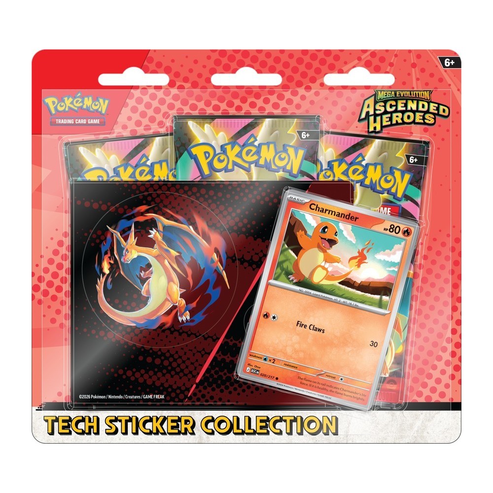 Pokemon Ascended Heroes Tech Sticker Collection Blister