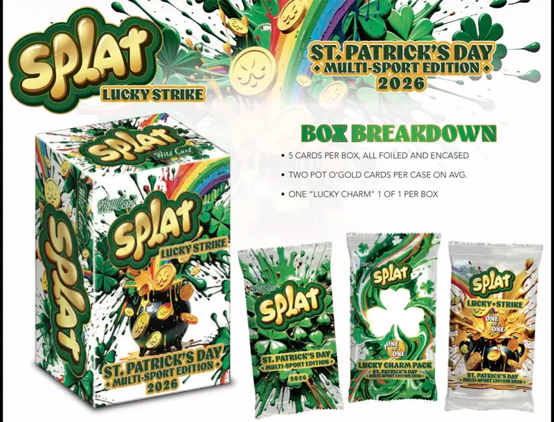 2026 Wild Card Splat Lucky Strike Multi-Sport Hobby Box