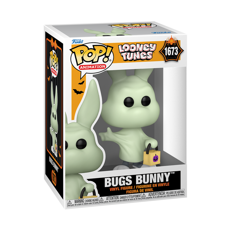 Bugs Bunny in Ghost Costume Funko Pop Loony Tunes 1673 w/ Protector