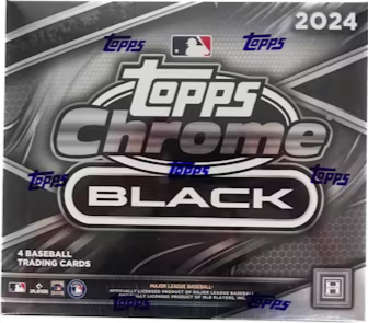 2024 Topps Chrome Black Baseball Hobby Box *PRESALE*