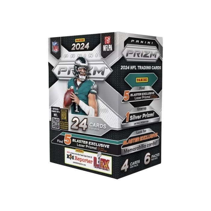 2024 Panini Prizm Football 6-Pack Blaster Box (Lazer Prizms)