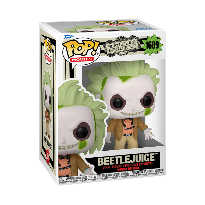 Beetlejuice Funko Pop Movies 1689 w/ Protector