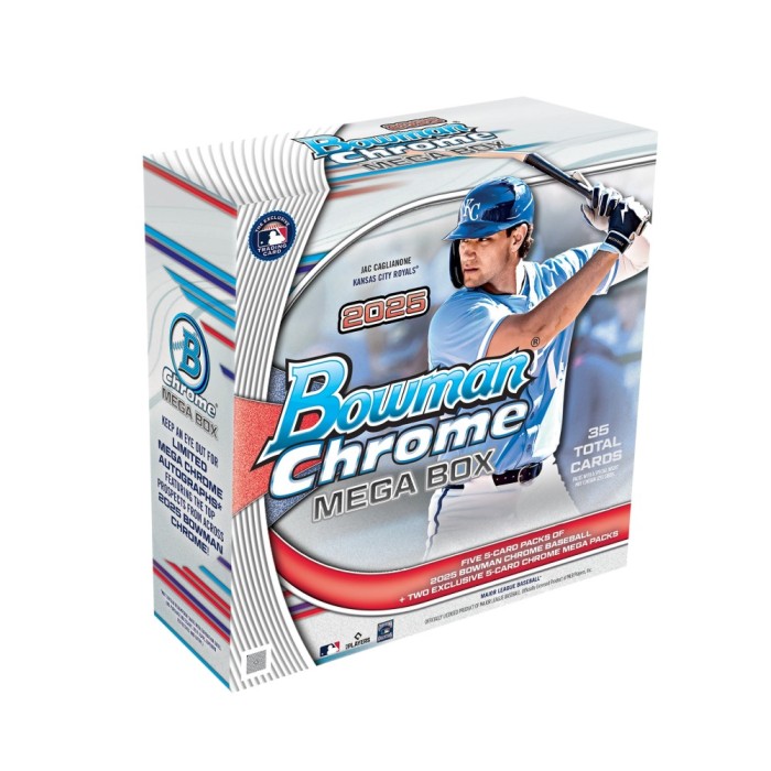 2025 Bowman Chrome Baseball Mega Box