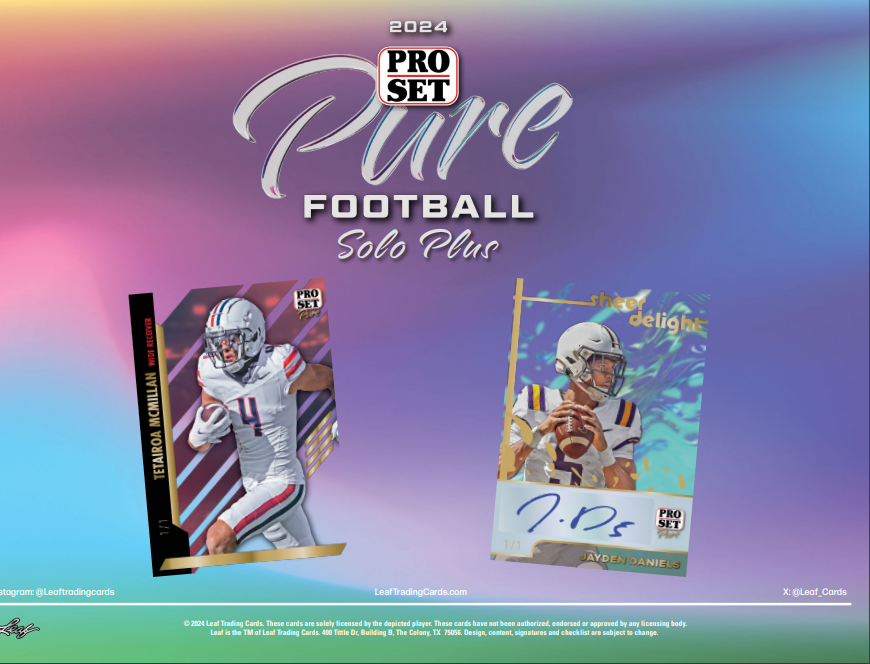 2024 Pro Set Pure Football Solo Plus Pack