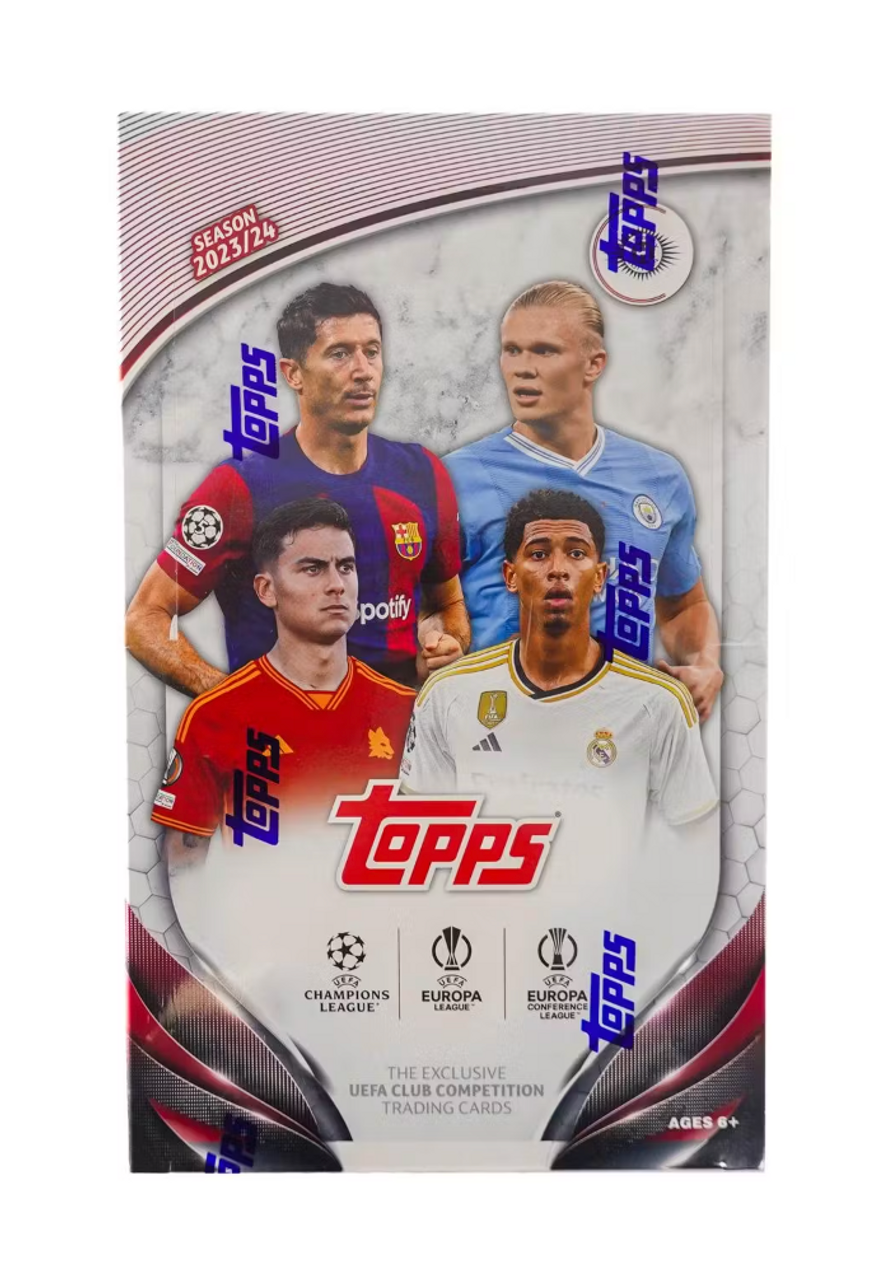 2023/24 Topps UEFA Club Competitions Soccer Hobby Box